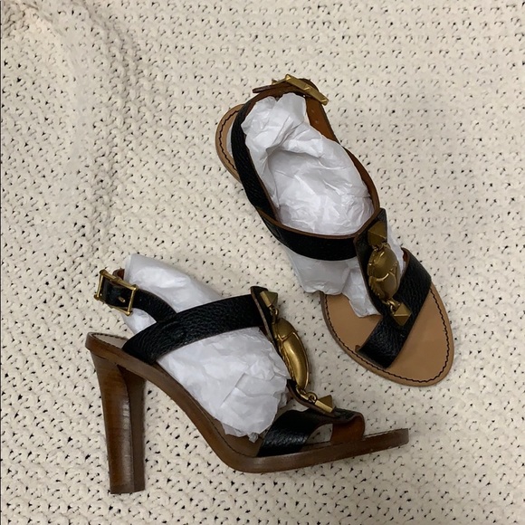 Vintage || Valentino Scarab T-Strap Sandal - Picture 5 of 7